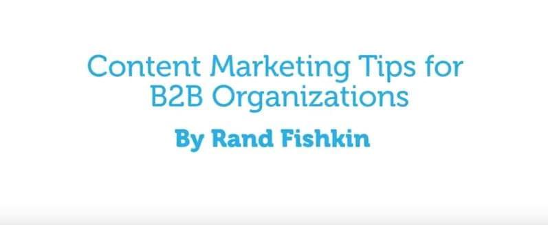 Embed Video: Content Marketing Tips for B2B Marketing