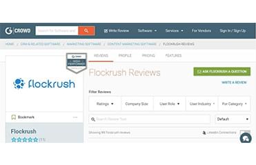 Flockrush Unites Website Content